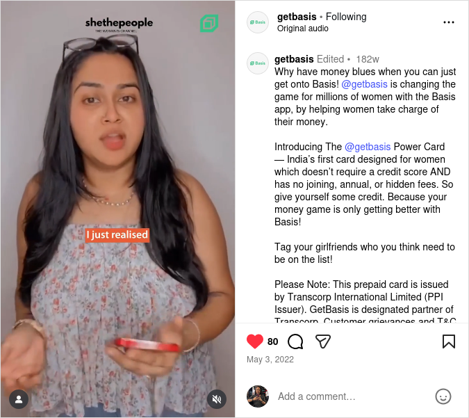 Basis × SheThePeople